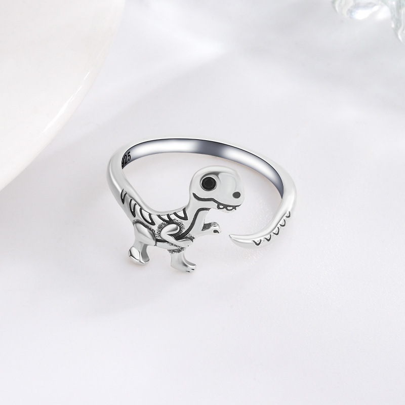 Wedding Job - New in Silver 925 Dinosaur Woman