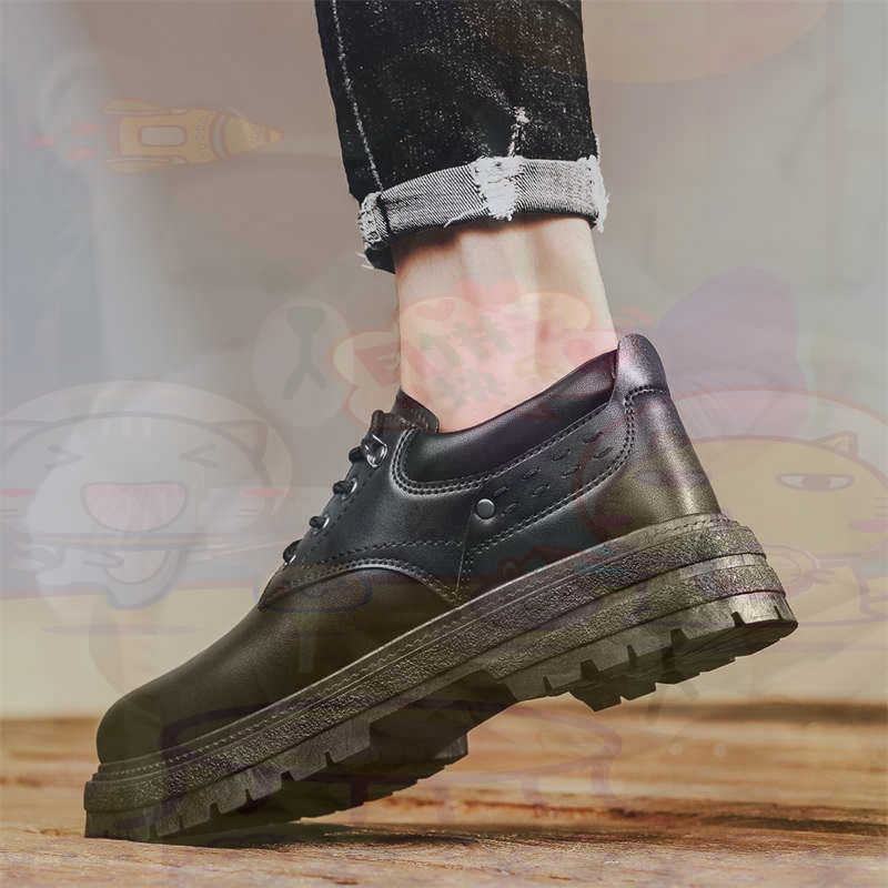 Wedding Supply Store Canada - Dark Natural Leather Fashion Trainers Tennis