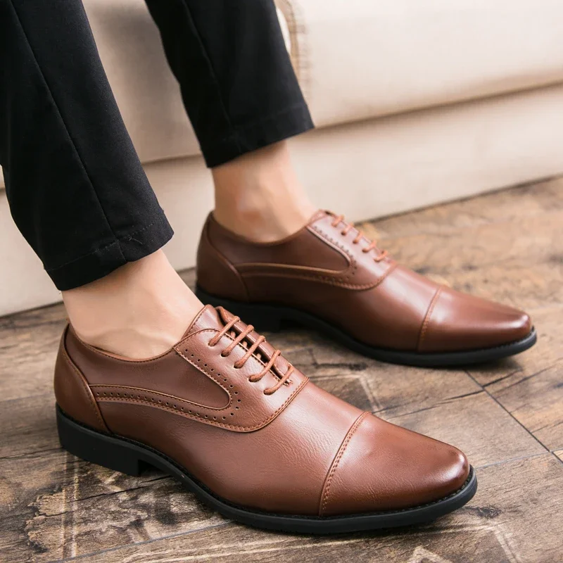 Men Leisure Derby Shoes Busine - đánh giá và giá Wedding Job