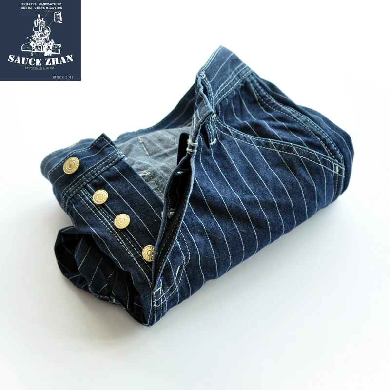 Saucezhan Sọc Jeans Nam Cổ Điể - đánh giá và giá Wedding Job