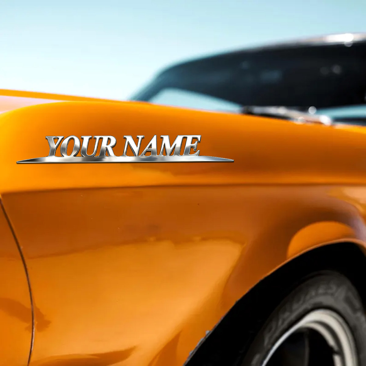 Metal Trendy YOUR NAME Sticker - đánh giá và giá Wedding Shop
