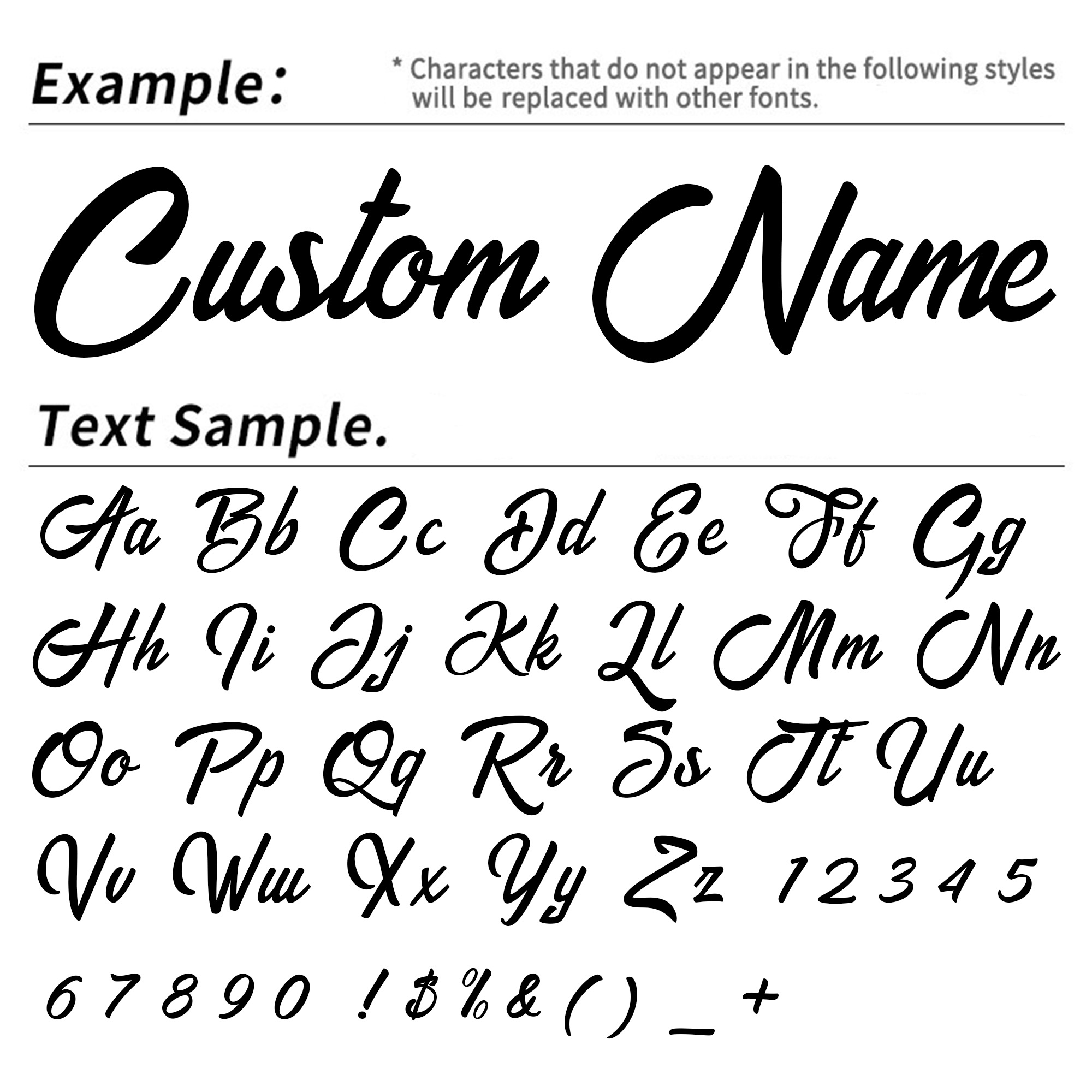 2PCS Custom Cursive Name Vinyl - đánh giá và giá Wedding Shop