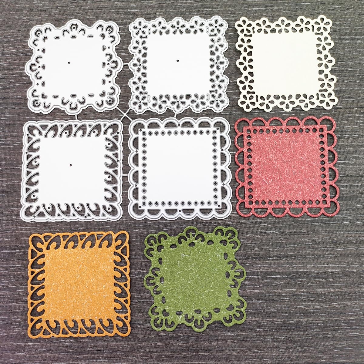 Silver Gray Metal Cutting Mold - đánh giá và giá Wedding Sutra