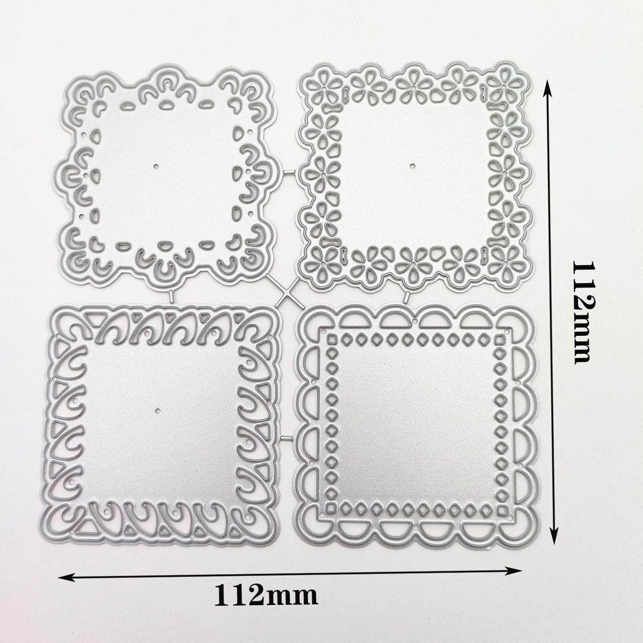 Silver Gray Metal Cutting Mold - đánh giá và giá Wedding Sutra