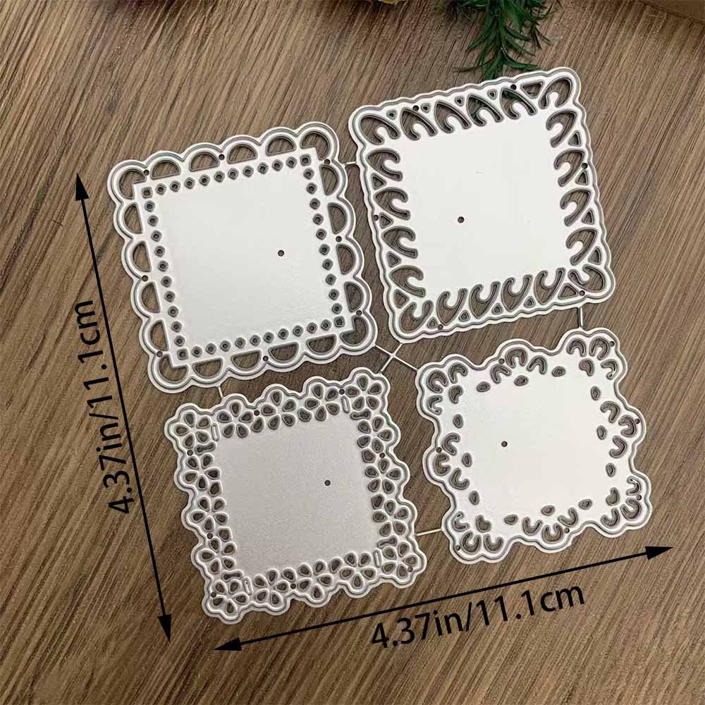 Silver Gray Metal Cutting Mold - đánh giá và giá Wedding Sutra
