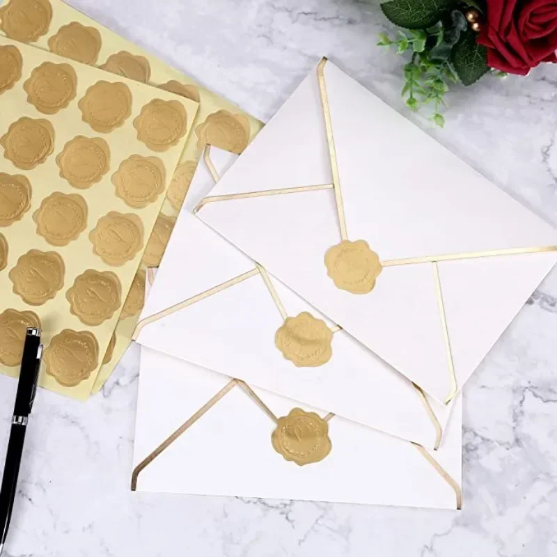 25/100Pcs Gold Embossed Heart  - đánh giá và giá Wedding Sutra