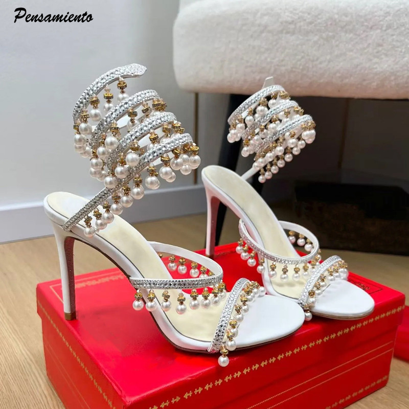 Luxury Rhinestones Pearls Tass - đánh giá và giá Wedding Super