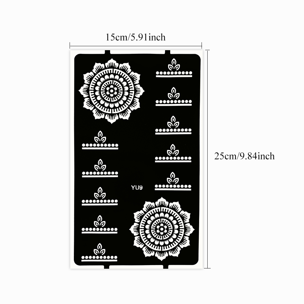 1pc Flower Tattoo Stencils Man - đánh giá và giá Wedding Sutra