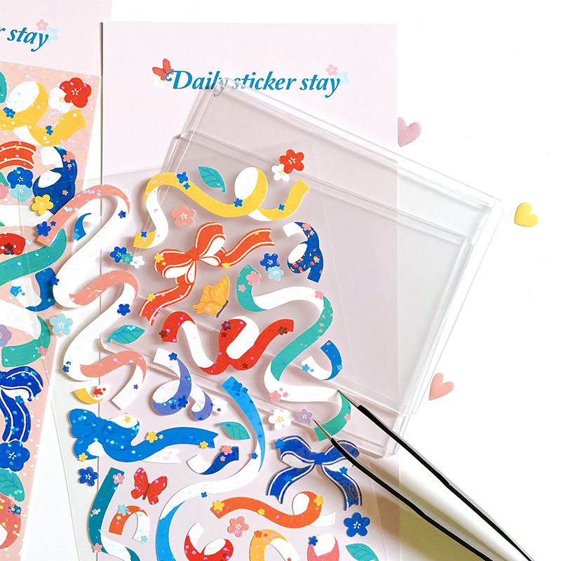 Bonito B6075 Flower Ribbon Sti - đánh giá và giá Papercraft Supply Ribbon