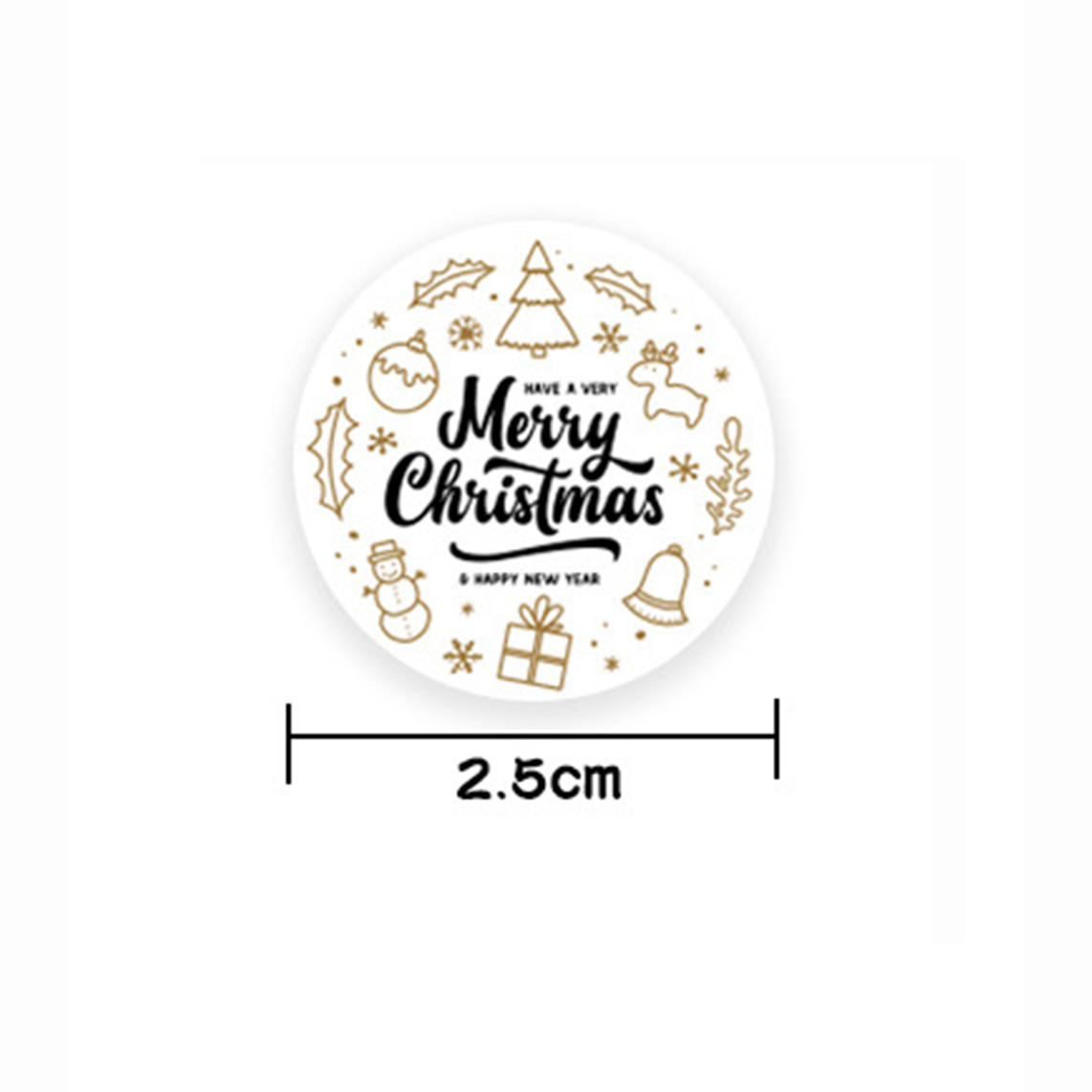 50-500Pcs Merry Christmas Stic - đánh giá và giá Wedding Sutra